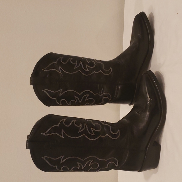Old West Shoes Mens Black Cowboy Boots Poshmark